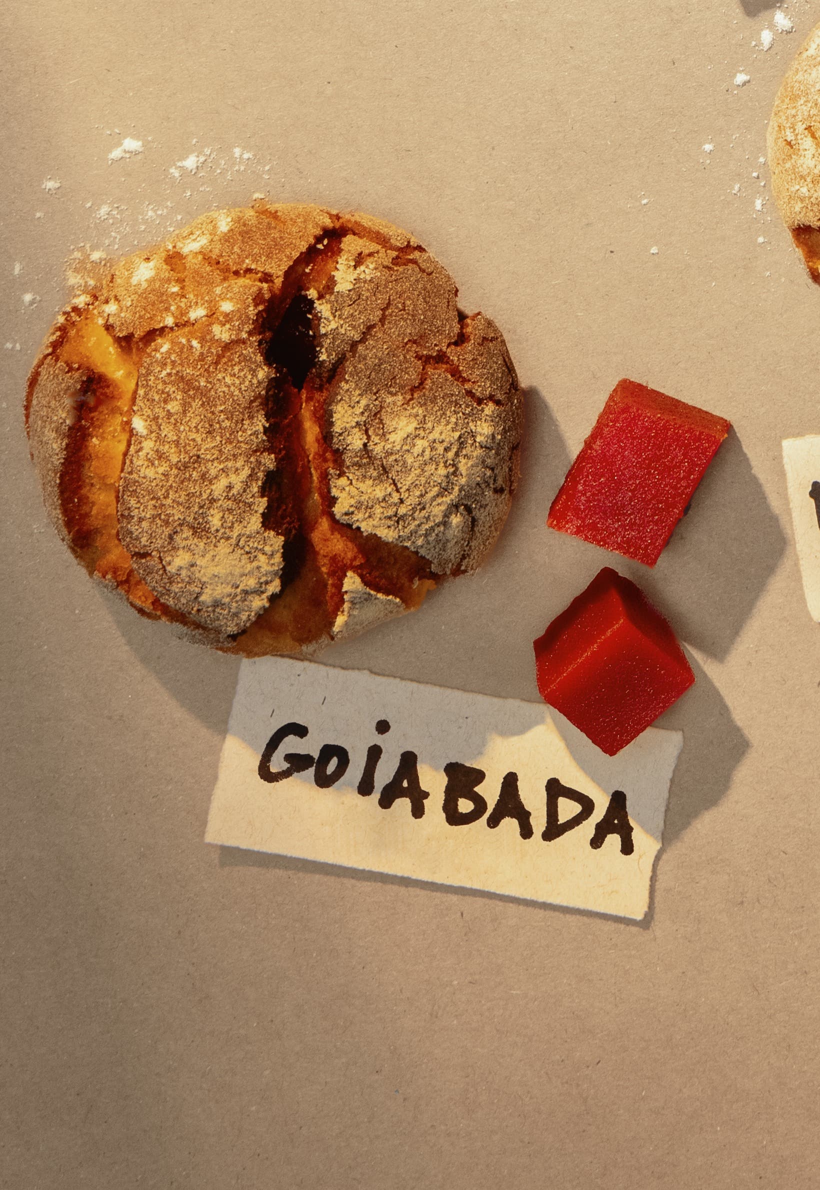 Goiabada no cardapio oficial